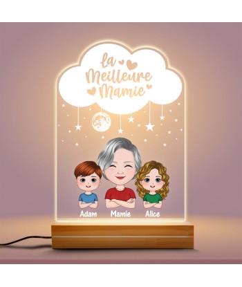 La Meilleure Maman - Cadeau Personnalisé | Veilleuse Led 3D pour Mamie Maman Jusqu'à 80% De Réduction