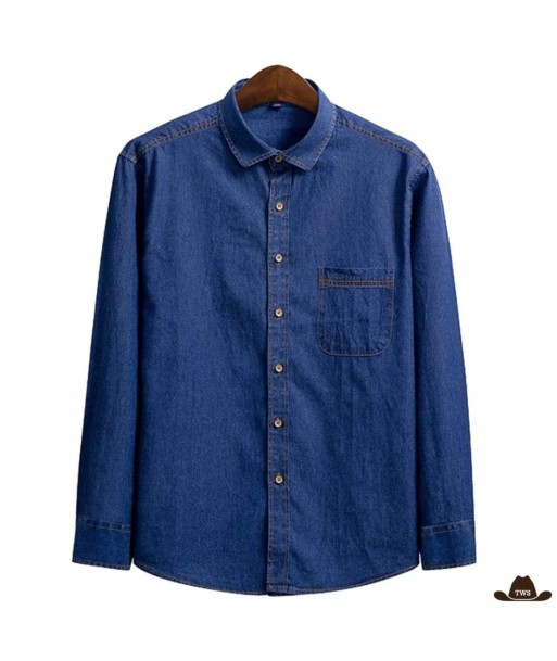 Chemise Jeans Homme Western 2023