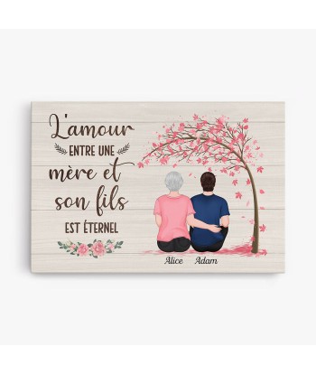 L'Amour Éternel - Cadeau Personnalisé | Toile pour Maman Mamie outlet