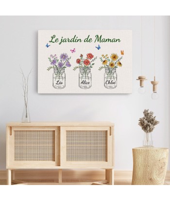 Le Jardin de Maman - Cadeau Personnalisé | Toile pour Maman Mamie Toutes les collections ici