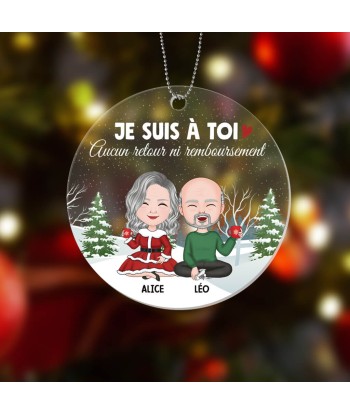 Je Suis À Toi - Cadeau Personnalisé | Ornement pour Noël la colonne vertébrale