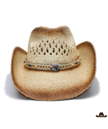 Chapeau Western Paille Femme Par le système avancé 