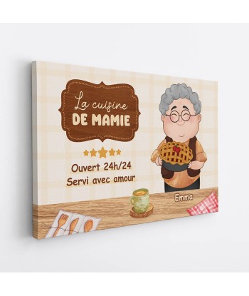 La Cuisine De Maman Ouvert Toujours - Cadeau Personnalisé | Toile Pour Femme est présent 