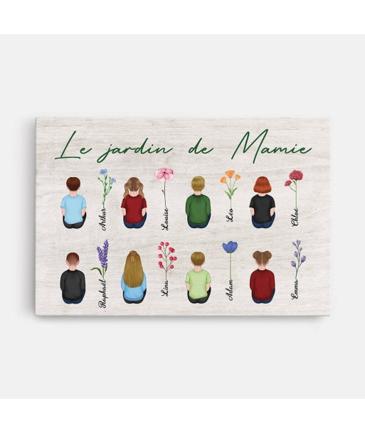 Le Jardin de Maman/Mamie - Cadeau Personnalisé | Toile Pour Amoureux des Animaux destockage