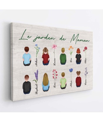 Le Jardin de Maman/Mamie - Cadeau Personnalisé | Toile Pour Amoureux des Animaux destockage