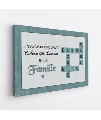 Il N'y a Pas De Plus Grand Cadeau Que L'amour De La Famille - Cadeau Personnalisé | Toile Pour Famille basket pas cher