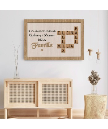 Il N'y a Pas De Plus Grand Cadeau Que L'amour De La Famille - Cadeau Personnalisé | Toile Pour Famille basket pas cher