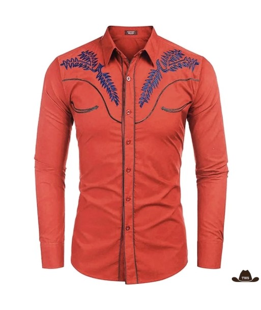 Chemise Western Brodée Homme le concept de la Pate a emporter 