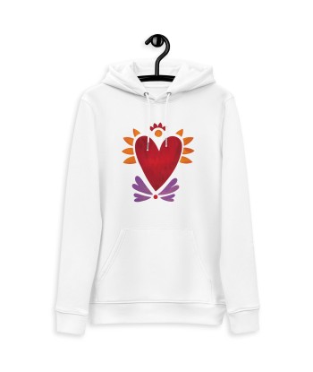 Flaming Heart - Unisex Eco Hoodie shop