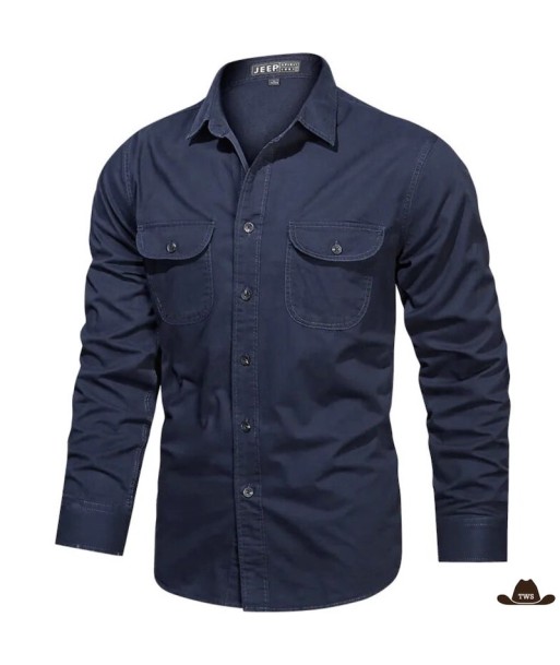 Chemise de Western Bleue Nevada Venez découvrir notre 