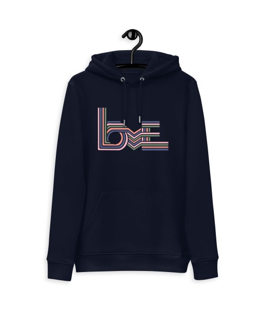 Love Stripes Pastel - Unisex Eco Hoodie 2024