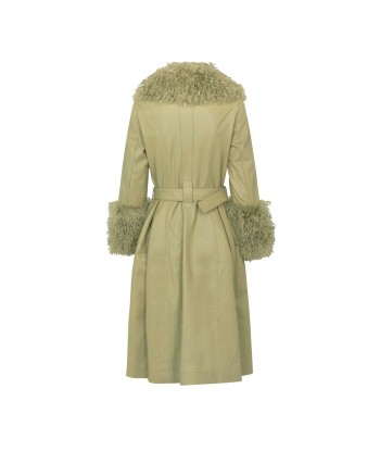 Foxy Shearling Coat — Sage Comparez et commandez 