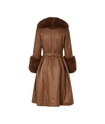 Foxy Shearling Coat — Walnut plus qu'un jeu 