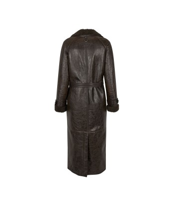 Alexa Trenchcoat — Distressed Brown france