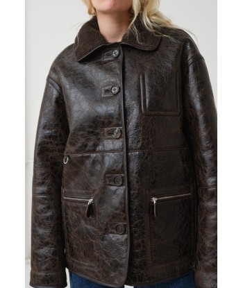 Ada Jacket — Distressed Brown acheter en ligne