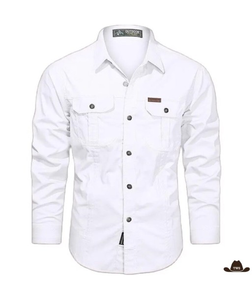 Chemise de Cowboy Blanche acheter en ligne