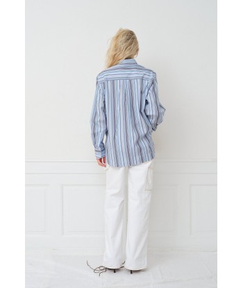 William Shirt — Blue Stripe de pas cher