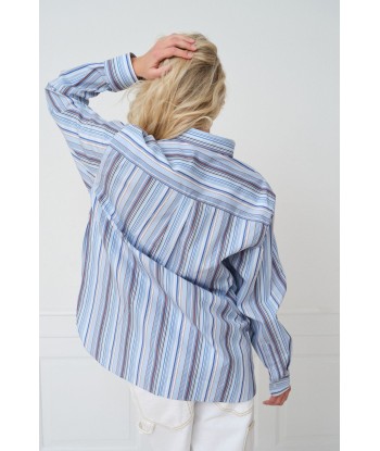 William Shirt — Blue Stripe de pas cher