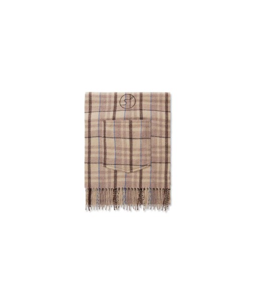 Schatter Scarf — Brown Check Pour