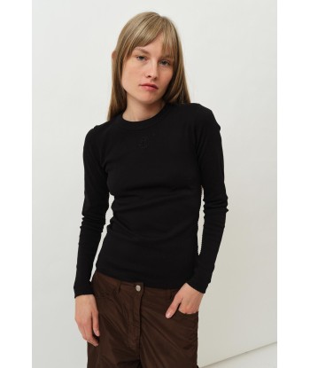 Eloise Longsleeve T-Shirt — Black Profitez des Offres !