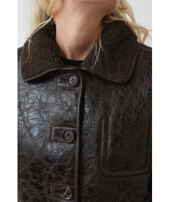 Ada Jacket — Distressed Brown acheter en ligne