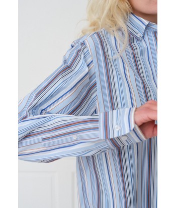 William Shirt — Blue Stripe de pas cher