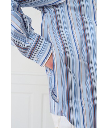 William Shirt — Blue Stripe de pas cher