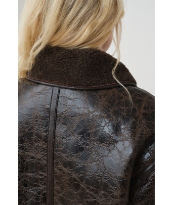 Ada Jacket — Distressed Brown acheter en ligne