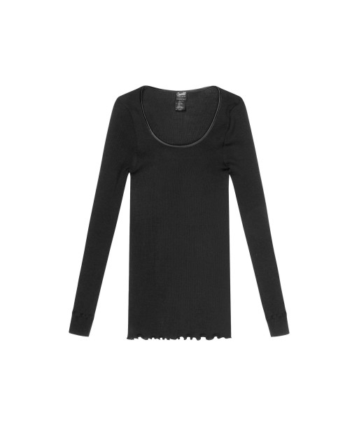 Gisa Oscalito Longsleeve Top — Black les ligaments