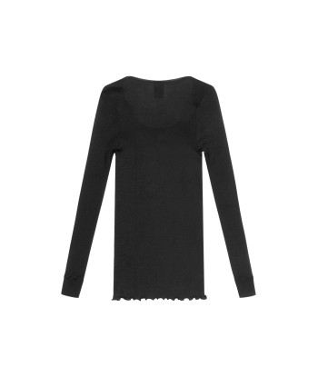 Gisa Oscalito Longsleeve Top — Black les ligaments