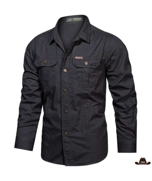 Chemise de Cowboy Noire Comparez plus de prix