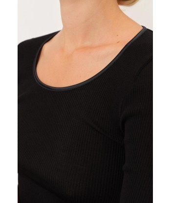 Gisa Oscalito Longsleeve Top — Black les ligaments