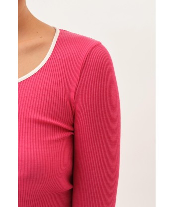 Gisa Oscalito Longsleeve Top — Fuschia pas chere