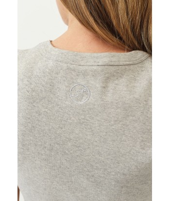 Uma T-Shirt — Grey Melange la colonne vertébrale