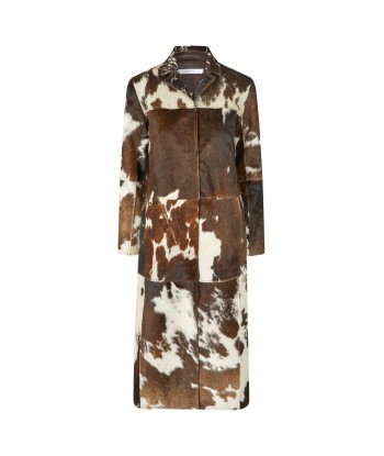 Gio Coat — Brown / White Cow en ligne