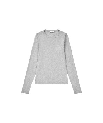 Eloise Longsleeve T-Shirt — Grey Melange pas cher