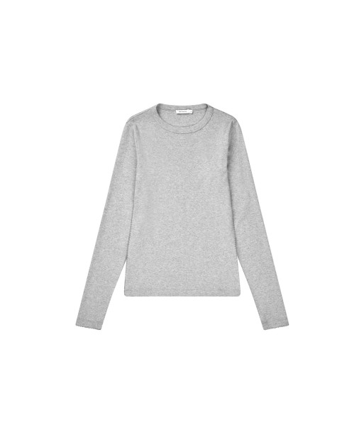 Eloise Longsleeve T-Shirt — Grey Melange pas cher