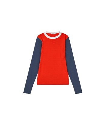 Betsy Longsleeve T-shirt — Bleu / Blanc / Rouge plus qu'un jeu 