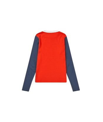 Betsy Longsleeve T-shirt — Bleu / Blanc / Rouge plus qu'un jeu 