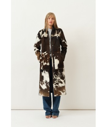 Gio Coat — Brown / White Cow en ligne