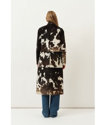 Gio Coat — Brown / White Cow en ligne