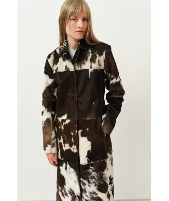 Gio Coat — Brown / White Cow en ligne