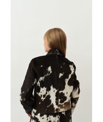 Gio Coat — Brown / White Cow en ligne