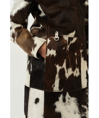 Gio Coat — Brown / White Cow en ligne