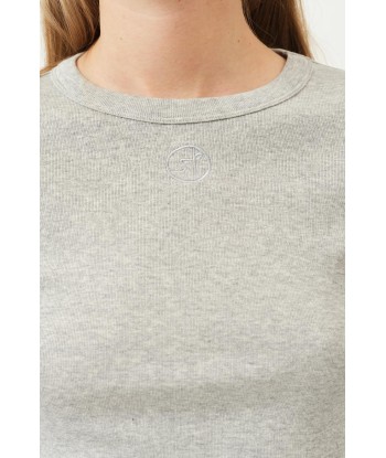 Eloise Longsleeve T-Shirt — Grey Melange pas cher