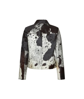 Shay Jacket — Brown / White Cow acheter