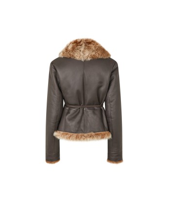 Moss Jacket — Brown/Light Brown pas chere