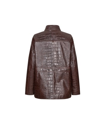 Baba Jacket — Brown Croco la livraison gratuite