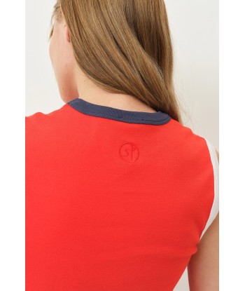 Ivalo T-shirt — Bleu / Blanc / Rouge en ligne