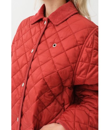 Aiden Jacket — Ruby Red rembourrage situé sous